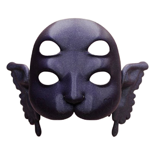 3D-Printet Melanie Martinez Portals Maske Voksen Halloween Kostume Halloween Maske Black