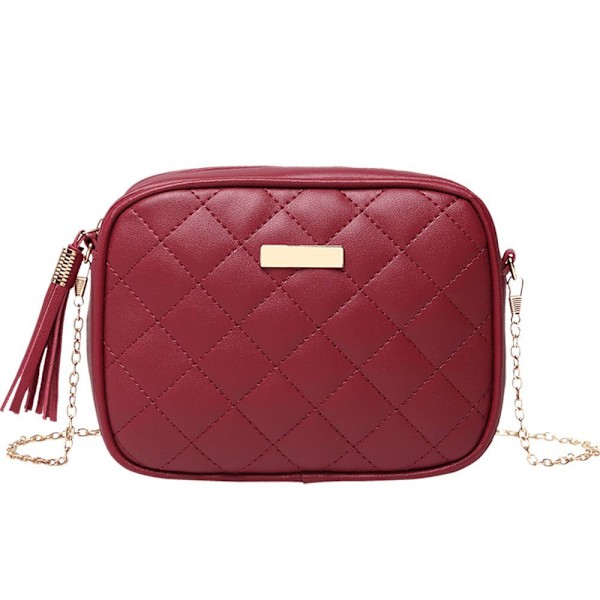 Pieni olkalaukku naisille, crossbody-laukku Style2 Wine red