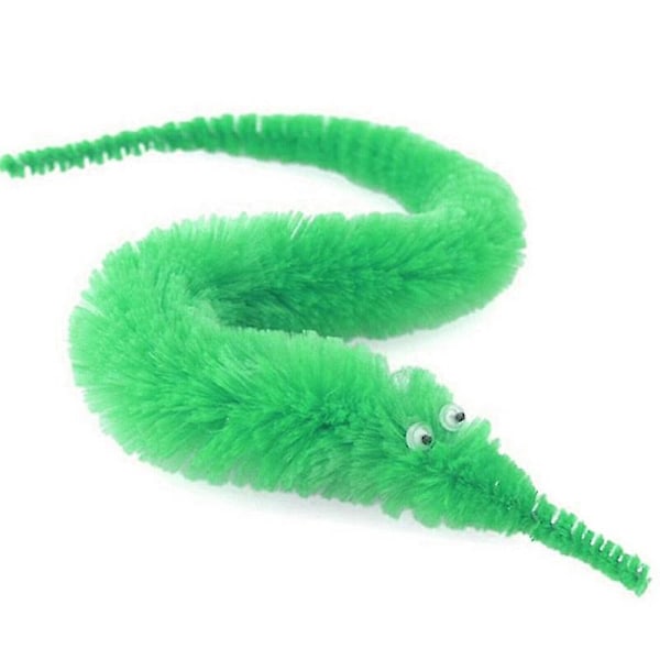 Pcs Fuzzy Twisty Worm Wiggle Moving Sea Horse Soft Toy Gift For Children Kids Green