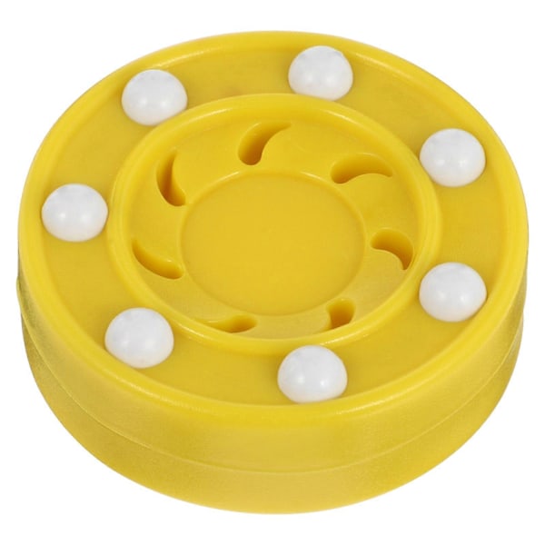 Ulkojääkiekkokiekko Katukiekot Harjoittelu Inline-jääkiekkokiekko Yleiskäyttöinen rullakiekko Katukiekko Harjoittelu Jääkiekkokiekot Yellow 7.5X7.5X3CM