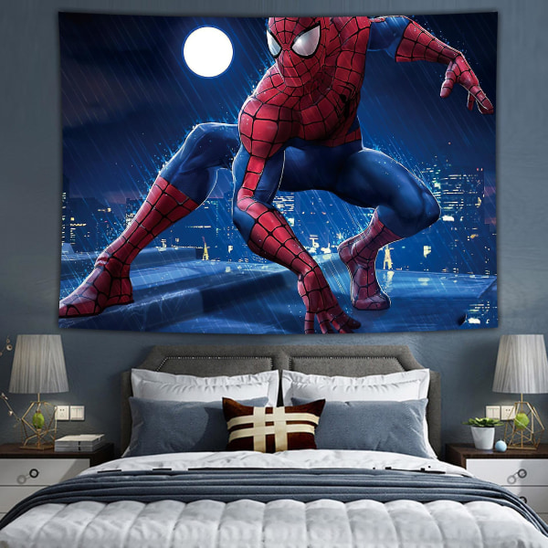 Superhjälte Marvel Poster Gobeläng Gobeläng Sovrumsdekoration 110*150cm-spiderman