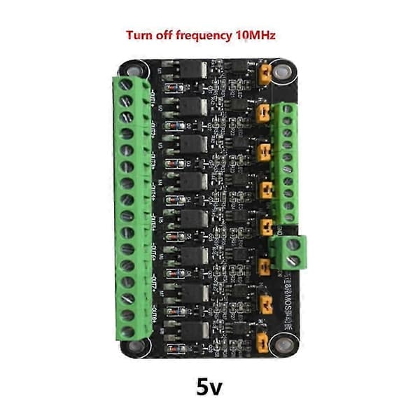 [KK] 8-Channel MOSFET Microcontroller PLC with PWM Control and Optocoupler Isolation for British Electronic Projects