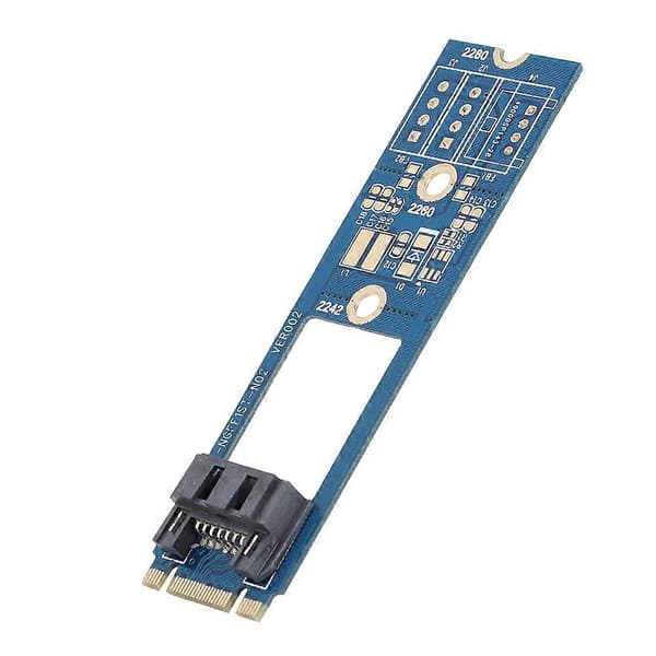 M.2 NGFF til 7-benet NGFF til SATA M.2 til SATA-konverteradapter