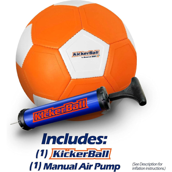 Kickerball - Curve and Swerve Soccer Ball/Football Toy - Kick Like The Pros, Great Gift for Boys and Girls - Perfect for Outdoor & Indoor Match or Gam