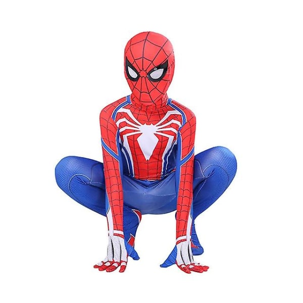 Kids' Miles Morales Spiderman Cosplay Kostym - Superhjältebody för skoj och lek Standard Edition 7 kid 140