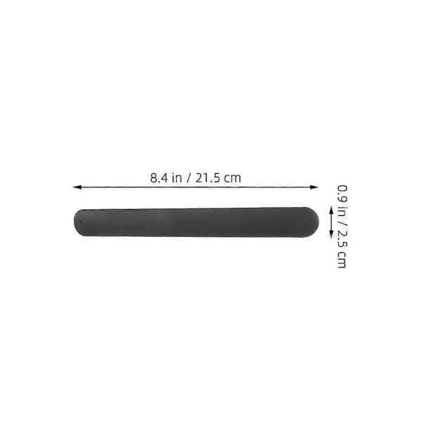 Svarta silikonarmband för barn, 10-pack
