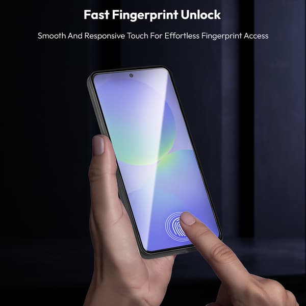 [KK] 2-Pack Compatible with Samsung A36 Screen Protector & 1-Pack Lens Protector - Tempered Glass | [Automatic Installation] - Bubble-Free