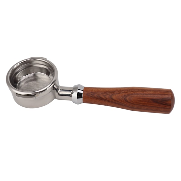 58mm Pohjaton Portafilter 2 Korvaa Ruostumaton Teräs Puinen Kahva Irrotettava Kahvinkeittimen Tarvikkeet Breville 9 Sarjalle E Classic Rosewood 0.2