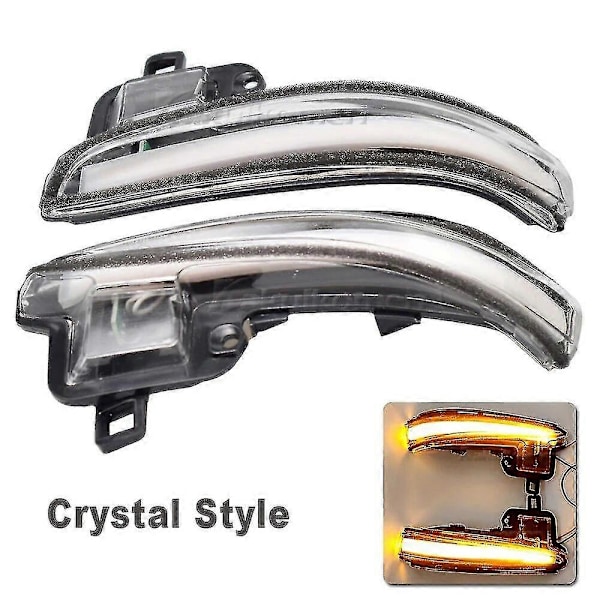 Dynamisk blinklys for Toyota Rav4 Xa50 2019 2020 2021 sidespeilmarkørlys sekvensiell indikatorlampe Crystal