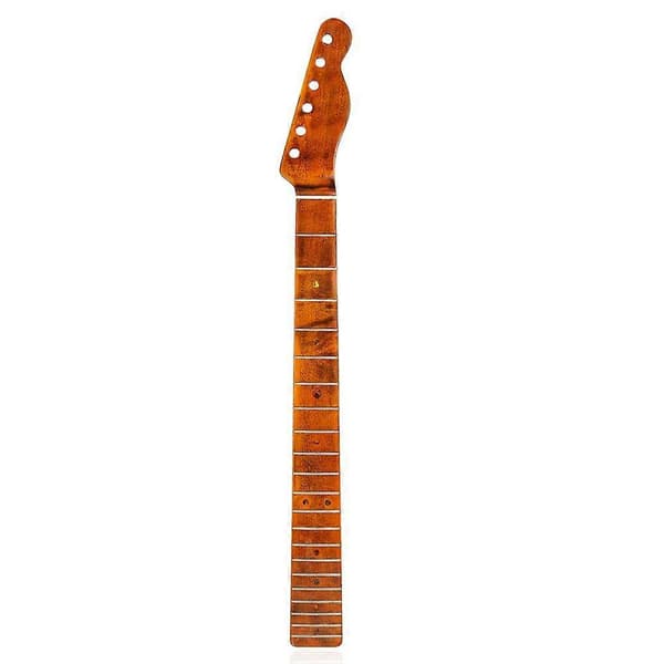 Lönn Elgitarrhals 21 Band Gitarrhals Kompatibel för TL Tele Ersättning