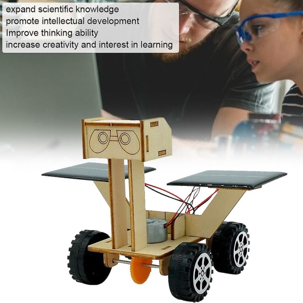 DIY Electric Solar Energy Car Model Educational Students Science Experiment Toy Set(solar Energy Car)
