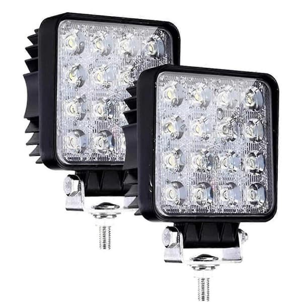 LED arbeidslys, 2 stk, for bil traktor offroad lastebil