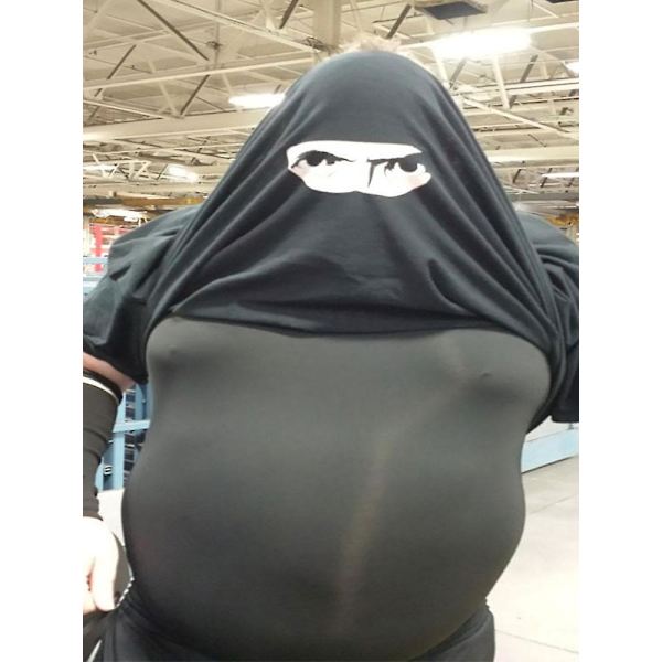 Ninja Naamiointi T-paita Karate Kamppailulajit Tee Toppi - Lapsi & Aikuinen Vaaleanharmaa Musta Light gray  Black XL