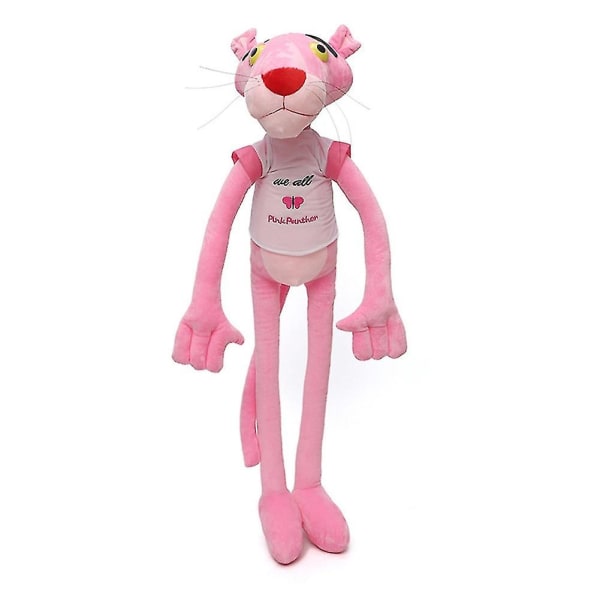 60 cm tecknad rosa panterdjur Mjuk kramas docka fylld plyschleksak Barngåva