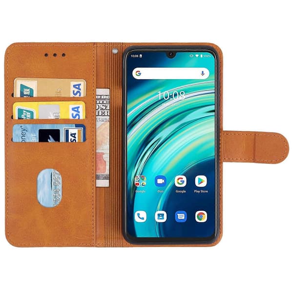 Læderetui til UMIDIGI A9 Pro / A9 Pro 2021 Brown