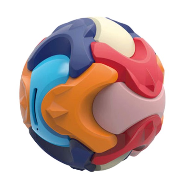 Barns färgglada sammansatta Piggys Banks Ball Toy Roligt pusselspel Plastleksak för barn Pojkar Flickor Globe Large Size