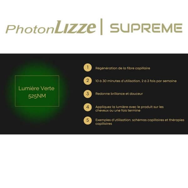 Photon Supreme LED blå-rød-grønn Lizze