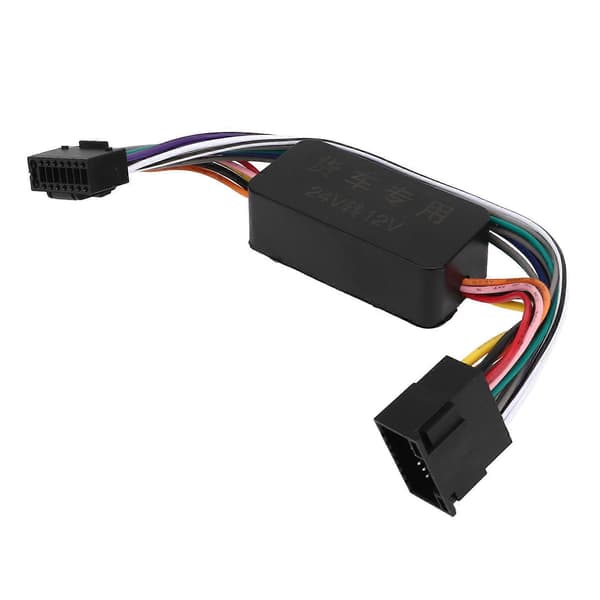 Lastebil 24V til 12V spenningsomformer Volt-omformer transformator reduksjonsmodul for Android-vert