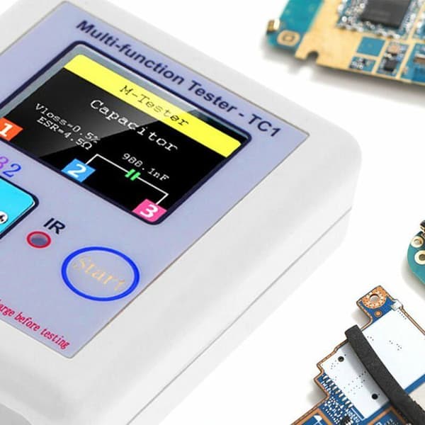Farveskærm transistor tester, transistor batteri kalibrering tester