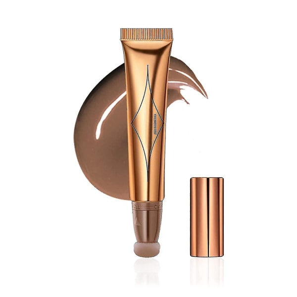 Liquid Contour Beauty Wand, Highlighter Bronzer Stick med Kudde Applikator Långvarig Face Illuminator Stick