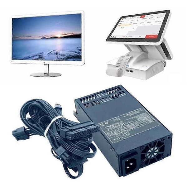 Stationær computer Atx strømforsyning Flex 400w Lille udstyr 1U Multikanal