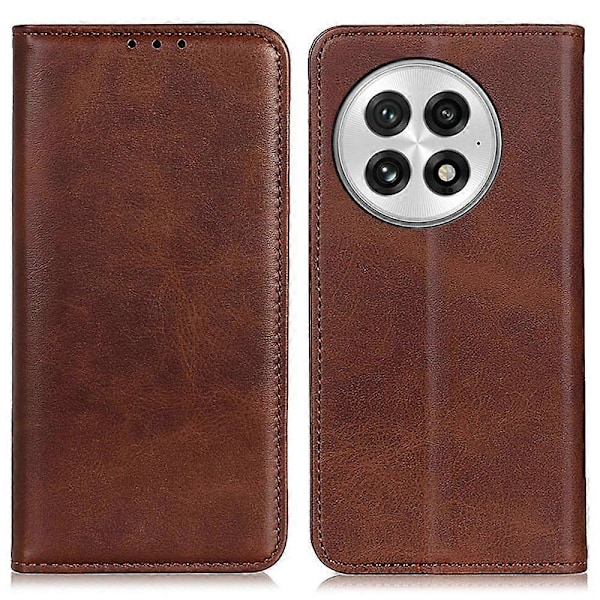 Til OnePlus 13 Etui Split Læder Flip Wallet Telefon Cover- Multicolor Coffee