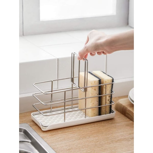 304 stainless steel sponge holder, multifunctional sink