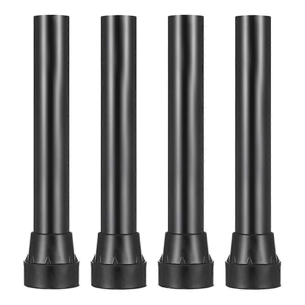 4 st Universal Ersättningsben för Trampolin med Skyddsdyna Trampolin Benrör Mini Trampoliner Studs Black