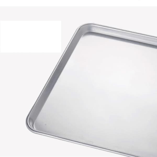 Flerbruks rektangulær bakeplate i metalllegering for restaurantsteking, baking og matlaging