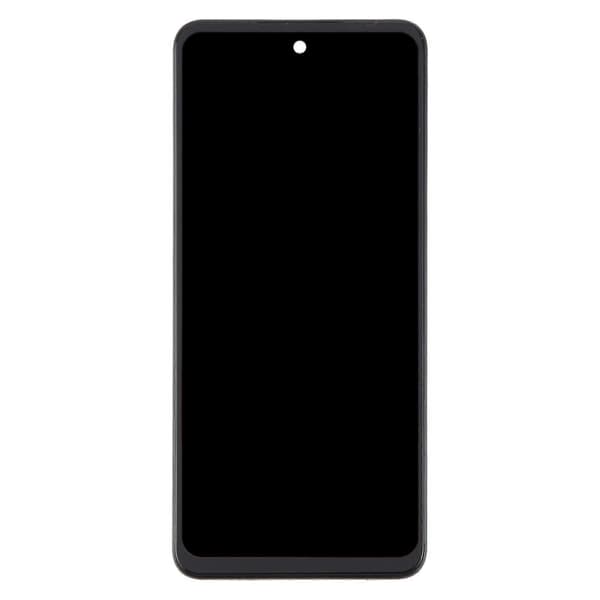 Til ZTE Blade A75 5G / V60 Smart LCD-skærm Digitizer Komplet samling med ramme (sort) Black