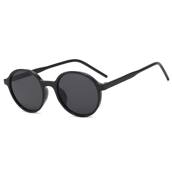 Sorte Hipster runde solbriller sommer Nicki Black Round