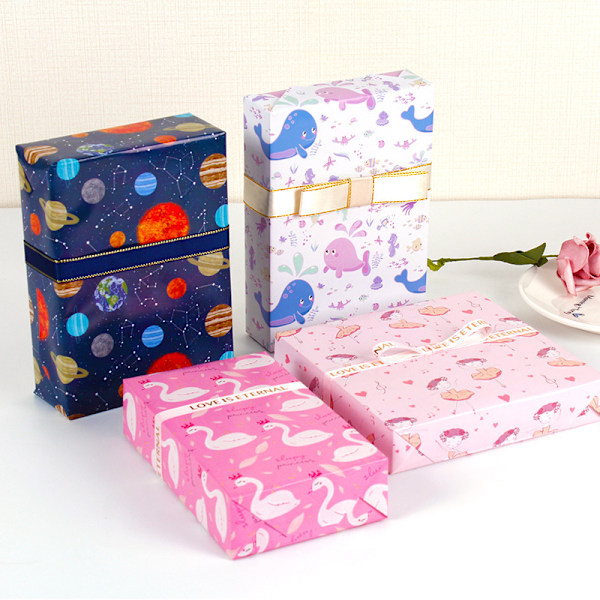 Wrapping paper Children Wrapping paper 8 sheets 50*70cm Christmas wrapping paper D