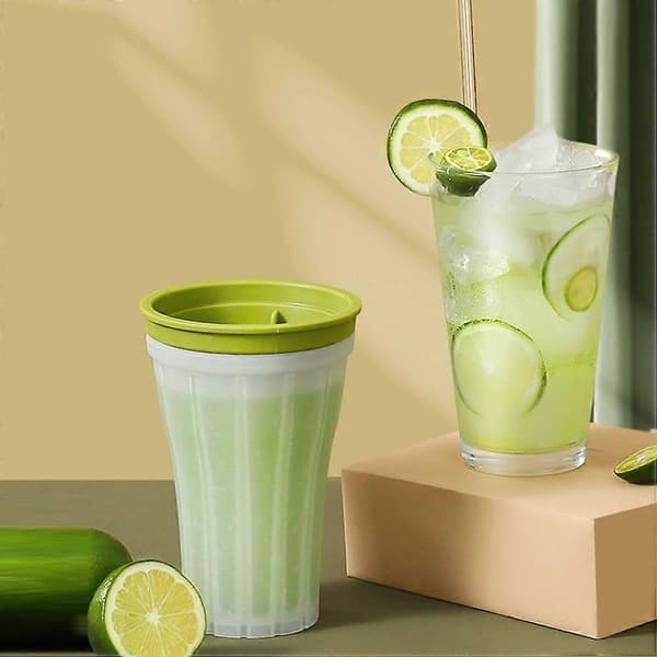 Glassmaskin DIY Slushy Maker Cup, Squeeze Ice Cup, Flaska Milkshake, Kylmugg