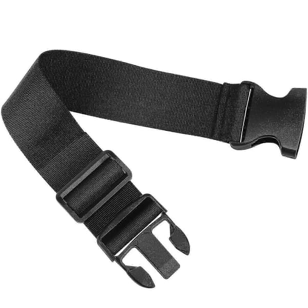 Midjeväska Förlängningsrem Spänne Förlängare - Universell Passform för Män och Kvinnor - 1 Set Black 50.00X5.00X1.00CM