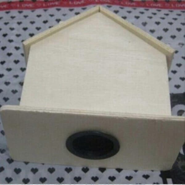 DIY Tre Sparegris Barnas Hus Sparegris Dekorasjon Monteringshåndverkssett Uferdig Tom Gris