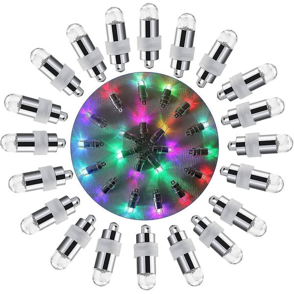 60st Mini LED-ballongljus Små lyktljus för ballonger, papperslyktor, hantverk, halloween, bröllop, festdekorationer Strängljus