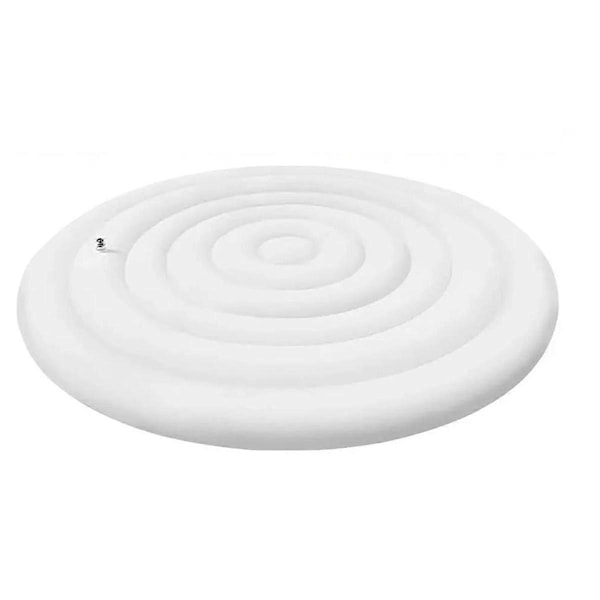 Uppblåsbart Spabadskydd med Handtag Uppblåsbart Runt Skydd Spabadskydd Utomhus Regnskydd Vikbart Värmeisoleringsskydd B (FMY) -FS4- White