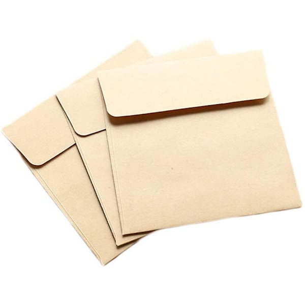 Small square envelopes Mini envelopes Membership card (20pcs)