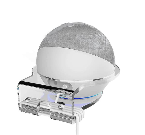 Alexa Echo Dot 4. generasjon Veggmontert Henger Stativ Plassbesparende