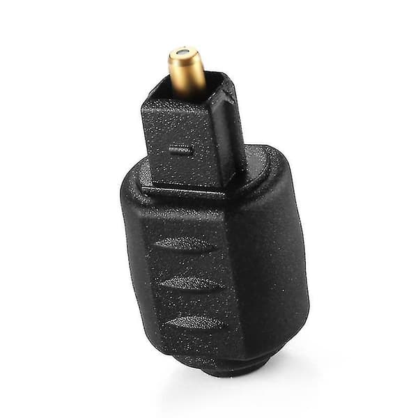 Optisk 3,5 mm hun Mini Jack-plugg til digital Toslink hann-lydadapter