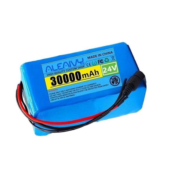 7S3P 24V 30Ah Elektrisk Li-ion Batteripakke Sykkel Lader 30000mAh Batteri Ny
