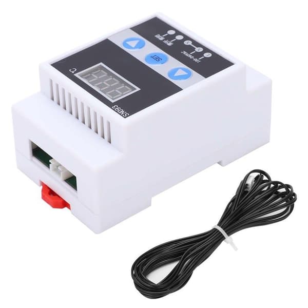 Digital Termostat Temperaturregulator DIN-skinne Montering TMC-6000 AC110-240V