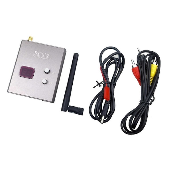 RC832 FPV Mottaker 5.8GHz 48CH RC832 AV Mottaker med Antenne for FPV Multikopter RC Quadcopter As Shown