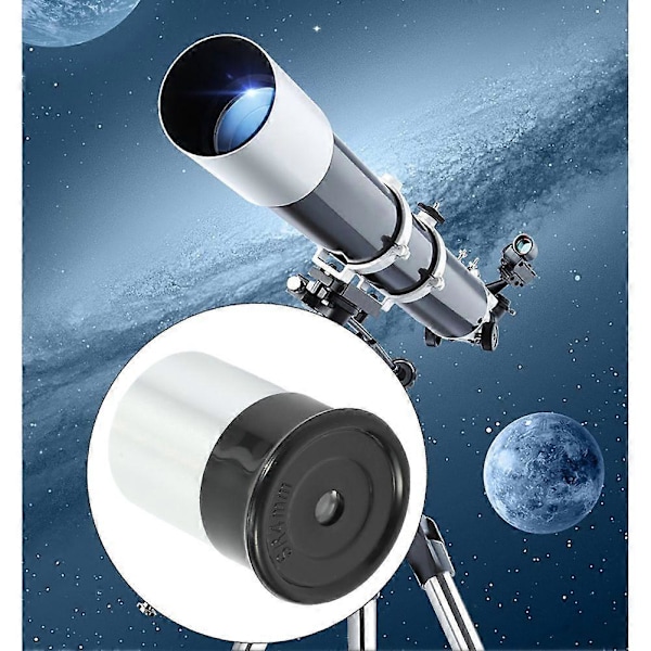 Astronomiskt teleskop 0,965 tum SR4mm Okularlins Fullt Multi-Coated Optiskt Glas för Astronomiskt Teleskoptillbehör BlackSilver