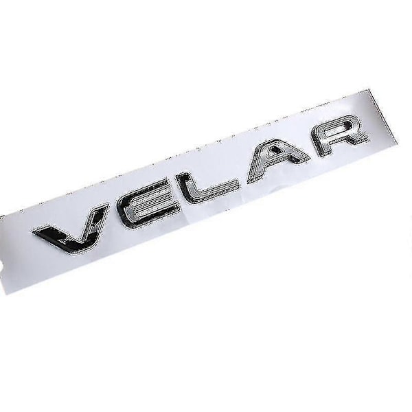 3D ABS Sort Bil Bagagerum Evoque Logo Velar Badge Vogue Se Bogstaver Emblem Til Range Rover Sport L322 L320 L494 Klistermærke Tilbehør Kb Evoque Black Silver