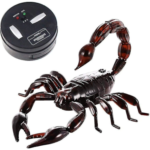 Realistisk RC Skorpion Fjärrkontroll Djurbil Elektronisk Läskig Prank Leksak Brown