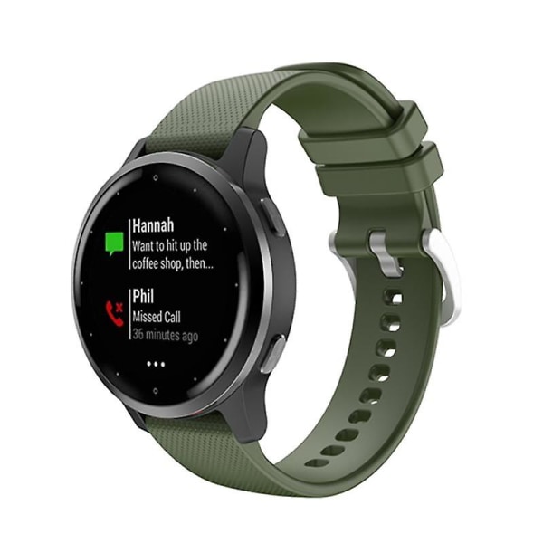 1~10 st Smartwatch-tillbehör Armbandsrem TPU för Garmin Vivoactive 4s Ersättningsarmband Mjuk Silikon 20mm Style G 1pc