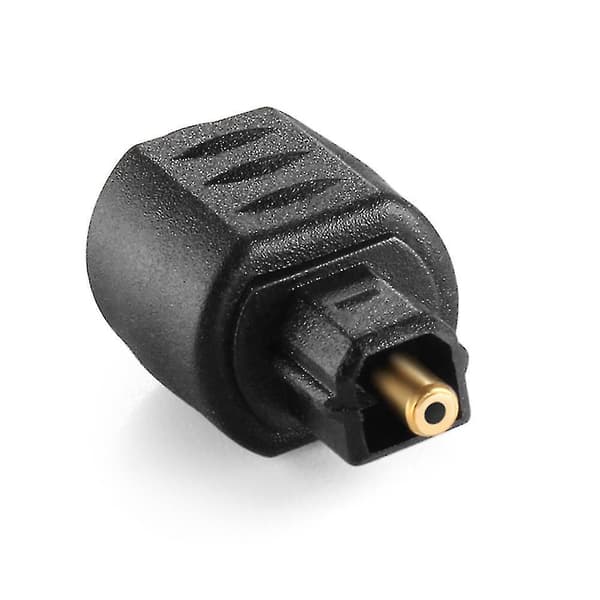 Optisk 3,5 mm hun Mini Jack-plugg til digital Toslink hann-lydadapter