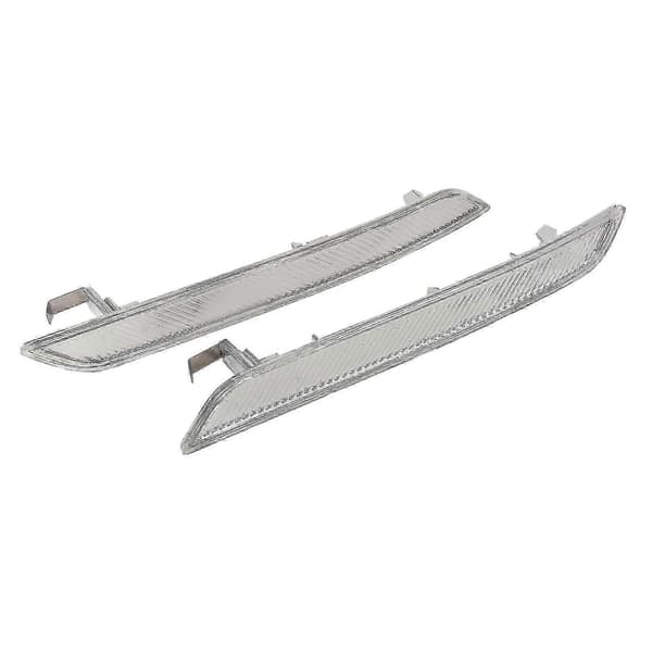 2 stk. Euro Klar Linse Front Kofanger Side Markør Reflektor Lamper til BMW E71 X6 E70 X5M 2008-2014 Repl white