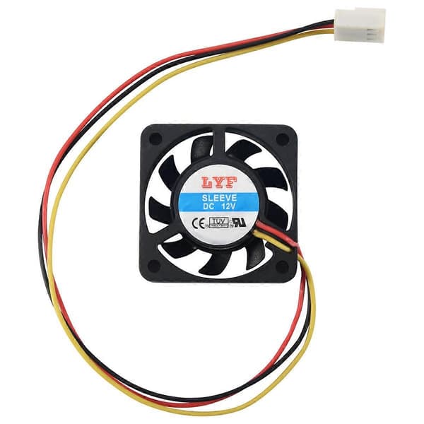 40mm x 10mm 3-benet 12V DC Børsteløs PC Computer Køleblæser 40x40x10mm